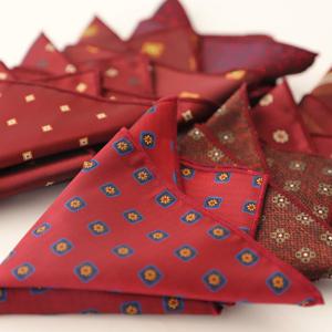 23cm 레드 컬러 남성용 포켓 스퀘어 포멀 비즈니스 스트라이프 도트 손수건 성인 신랑 웨딩 액세서리 우아한 꽃무늬 손수건