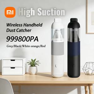 샤오미 무선 차량용 진공청소기 고성능 흡입 미니 핸디형 사이클론 진공청소기 습식 및 건식 충전식 자동차 가정 사무실 애완동물 털 제거