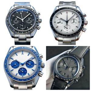 42mm 남성용 고급 시계 904L 스테인레스 스틸 자동 기계식 무브먼트 블랙 블루 세라믹 베젤 손목시계