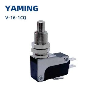 5pcs V-16-1CQ 리미트 마이크로 프레팅 스위치 플러그 패널 타입 포인트 액션/스트로크 트래블 스위치 M10 장착 크기