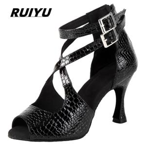 새로운 라틴 신발 살사 탱고 볼룸 파티 숙녀 발 뒤꿈치 블랙 화이트 야외 여름 샌들 소녀 부츠 스니커즈