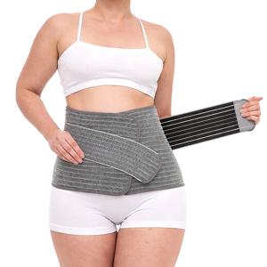 Sunveno 산후 배꼽 밴드 거들, 산후 조절 가능한 복부 랩, C 섹션 회복 바인더, 복부 지지대