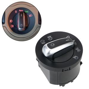 골프 제타 MK5 MK6 GTI Passat B6 B7 CC Touran Tiguan 헤드 라이트 스위치 램프 스위치 안개 헤드 라이트 손잡이