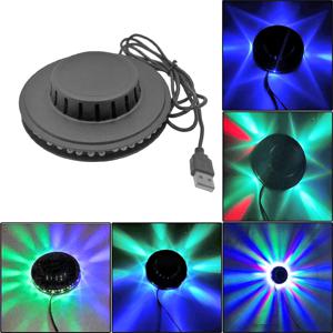 사운드 활성화 회전 디스코 라이트 바 무대 램프, 쉬운 설치, USB RGB LED 볼 파티, KTV 절묘한 무대 효과