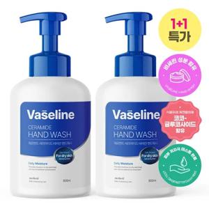 1+1 메르헨트 바세린 핸드워시 500ml 손세정제 물비누 퍼퓸 카페 향기좋은 리필