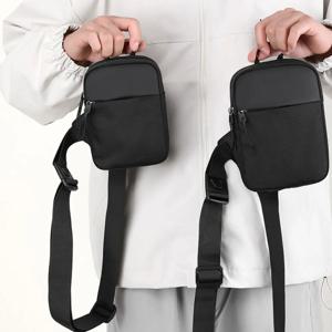 남자의 가슴 가방 패션 작은 캔버스 어깨 Crossbody 가방 남자 미니 천으로 슬링 스포츠 크로스 전화 남성 핸드백