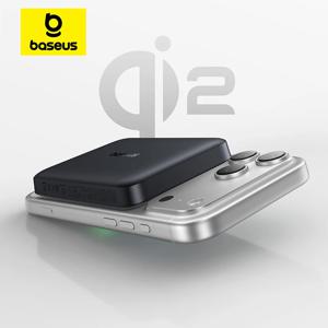 Baseus Qi2 자기 보조베터리 10000mah 15W 무선 충전 22.5W 유선 충전 Qi2 iPhone 16 15 14 13 12 Pro Max 인증