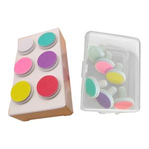 6 개/대 전기 손톱 트리머 패드 아기 손톱 파일에 대 한 교체 그라인딩 헤드 키즈 트리머 매니큐어 예비 부품