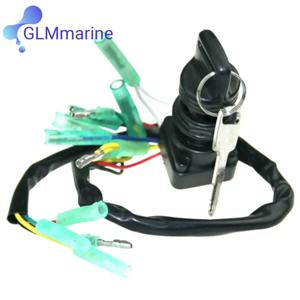 Yamaha 75 85 115 150 HP 2/4 스트로크 아웃보드 제어 박스 703-82510-43-00 MP51040용 키 703-82510-43이 있는 점화 스위치 Assy
