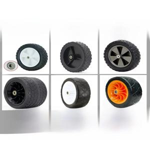 캠프 웨건 고무 바퀴 캠핑용 스태킹 카 타이어 교체 부품 탈부착 가능한 추가 푸시로드 휴대용 쇼핑 카트