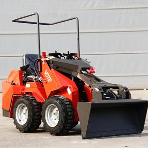 다기능 미니 스키드 스티어 로더, 소형 엔지니어링 및 농업용 포크리프트, 4륜 구동 유압식 로딩 및 언로딩 머신