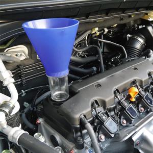 도요타 캠리 코롤라 RAV4 하이랜더 시에나용 나사형 어댑터가 있는 무유출 엔진 오일 깔때기, 핸즈프리 오일 교환 도구