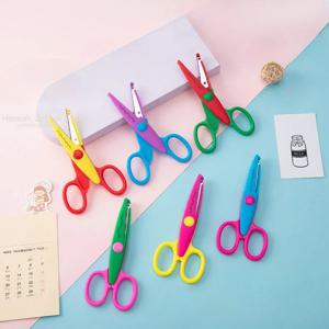 DIY 수제 전단 종이 핑크 컷 수공예 레이스 지그 재그 학생, 창의적인 일기 공예 앨범, 스크랩북 사진 가위