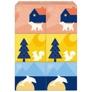 모나리자 미니스퀘어 미용티슈 200매 6개