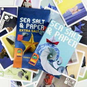바다 소금 & 종이: 2025 전략 블러프 파티 게임 |   웃긴 카드 게임으로 2~4인 가족을 위한 즐거움 크리스마스와 할로윈 선물