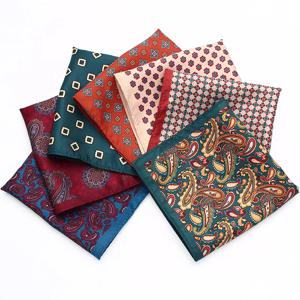 28.5cm 남성 여성을위한 큰 주머니 광장 꽃 프린트 정장 웨딩 파티를위한 손수건 큰 사각형 손수건 수건 스카프