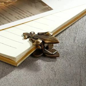 아이리스 독점 복고풍 핸드 계정 클립 아연 합금 학생 사무실 긴 꼬리 폴더 폴더 스티커 메모 보관 클립