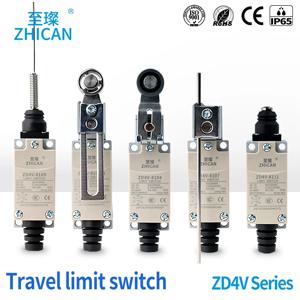 ZHICAN 트래블 리미트 스위치 8018/8104-N 조절 가능한 롤러 스윙 암 마이크로 모션 셀프 리셋 접점 소형 리미트 스위치