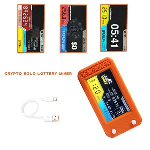 새로운 NerdMiner V2 Pro 300KH/S 에디션 T 디스플레이 S3 암호화폐 채굴기 럭키 솔로 로터리 채굴기 BTC 채굴기 WiFi 연결