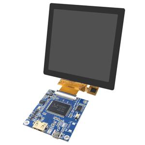 4.0 인치 TFT LCD 디스플레이 화면 모듈 사각형 480*480 3WSPI RGB 18Bit 40Pin 3.3V ST7701S 터치 GT911 HDMI 드라이브 보드