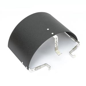 유니버설 에어 필터 보호 커버 조절 가능 블랙 실버 스테인리스 스틸 고유량 냉기 흡입 필터 열 차단 커버