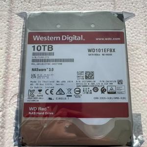 WD 10TB WD 레드 플러스 NAS 내장 하드 드라이브 HDD - 7200 RPM, SATA 6 Gb/s, CMR, 256MB 캐시, 3.5인치 - WD101EFBX