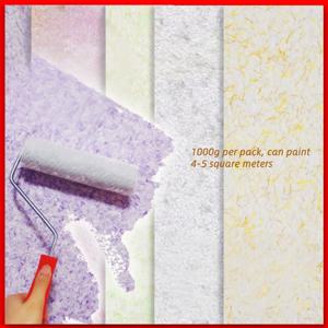 생태 벽 의류 식물 섬유 페인트 벽 장식 벽지 벽 스티커 대신 자체 브러싱 가정용 벽 진흙