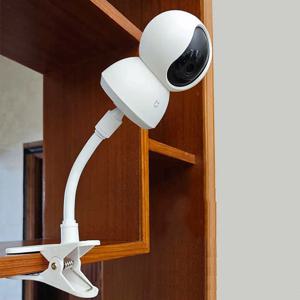 Protable 유연한 카메라 클램프 마운트, 모니터 카메라 홀더 스탠드 웹캠 모니터 펀치없는 구부릴 수있는 브래킷 베이스 유니버설