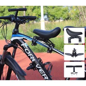 어린이용 핸들바와 발판이 있는 자전거 시트