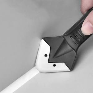 코킹 도구 |   5-in-1 실란트 마감 도구 |   욕실, 주방, 바닥용 코킹 제거제 유리 접착제 앵글 스크레이퍼