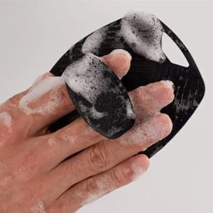 1/5pc 소프트 실리콘 엑스 폴리 에이 팅 브러쉬 클렌저 수동 바디 클렌징 바디 케어 스크러버 샤워 남성용 부드러운 마사지 목욕 브러쉬