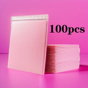 배송 및 배달용으로 설계된 버블 메일러 100개 세트. 중소기업 및 상업용 포장 요구 사항에 이상적