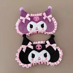 산리오 쿠로미 시나모롤 수면 안대 블랙아웃 눈가리개 멜로디 애니메이션 점심시간 아이쉐이드 여성용 보호