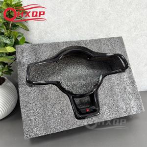 폭스바겐 골프 7 7.5R GTI R라인 GTD 샹쿠 R 스포츠 에디션 스티어링 휠 페인트 블랙 프레임 스티어링 휠 버튼 프레임