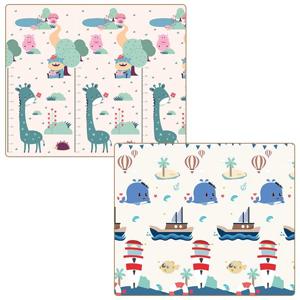 180x120/180x150cm 두께 1cm 어린이용 두꺼운 안전 매트 친환경 크롤링 놀이 매트 접이식 카펫 러그 플레이매트
