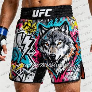UFC 2026 새로운 여름 남성용 빠른 건조 반바지 피트니스 통기성 스포츠 편안한 땀 흡수 반바지 파이팅 복싱 반바지