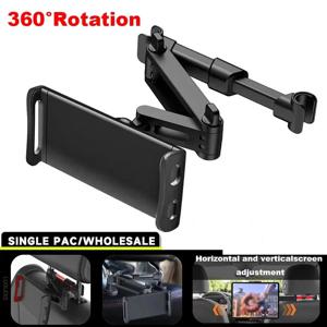 자동차 뒷좌석 베개 휴대폰 태블릿 거치대 시트 헤드레스트 마운트 브래킷 확장형 범용 아이폰 삼성 샤오미 화웨이 모바일 홀더