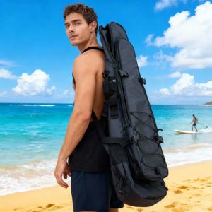 45L 방수 다이빙 백팩, 남녀공용 다이빙 핀 가방, 방수 원단으로 제작, 스노클링, 핀, 마스크 및 장비에 적합