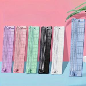 매번 쉽게 종이를 자를 수 있는 휴대용 A3/A4 용지 절단기 1개 - 학교, 가정 및 사무실에 적합합니다!