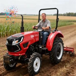 미니 트랙터 농업용 4x4 소형 트랙터 (기계류 포함) 디젤 엔진 트랙터 판매, 고품질 농기계