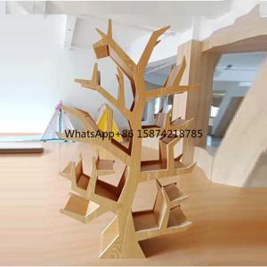 치키토스 거실 침실 어린이용 나무 트리 선반 바닥형 심플 모던 배경 벽 장식 책장