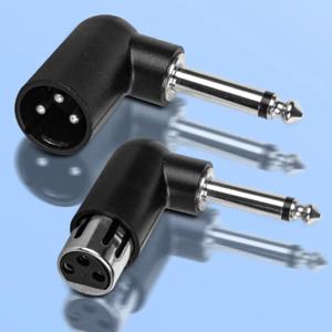 XLR 남성-6.35mm(1/4인치) 여성 어댑터 - 3핀 밸런스드 오디오 인터페이스, 마이크, 스피커, 오디오 인터페이스에 적합