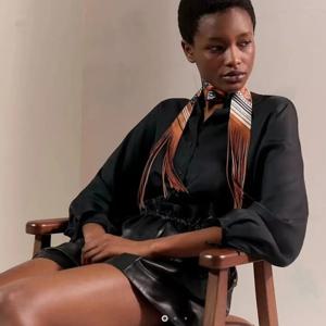 130x5cm 태슬 캐슈 프린트 스카프 여성용 사계절 트윌 실크 장식 리본 다용도 가방 머리끈 벨트 스카프