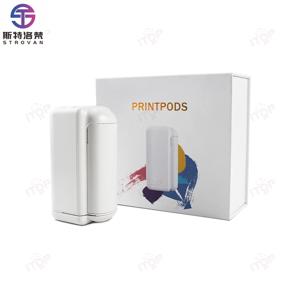 STLF JW 새로 출시된 휴대용 프린트팟 미니 스티커 시트 식용 잉크젯 프린터 태블릿 장식용 상태 신제품