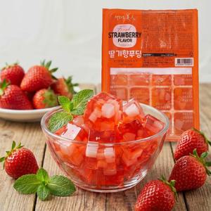 샐러드미인 딸기향푸딩 1kg