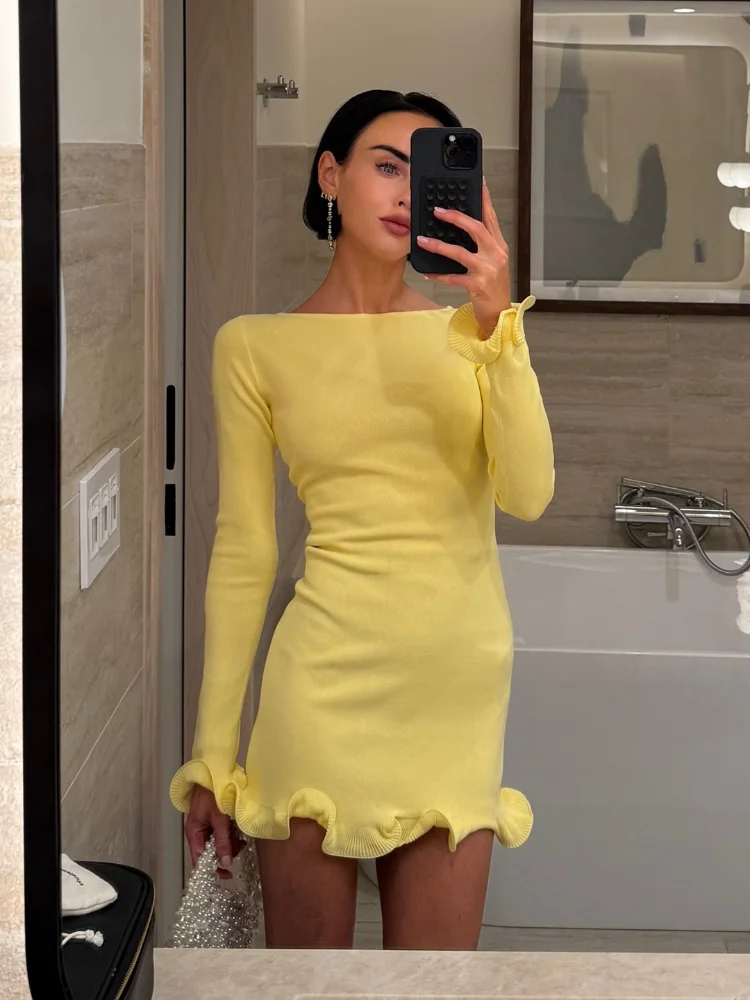 세련된 여성 드레스 레이스 비대칭 슬립 드레스 여름 2026 섹시한 이브닝 드레스 숙녀 미니 브라운 민소매 백리스 베스티도스