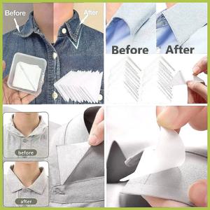 남성용 폴로 셔츠 칼라 스테이 - 셔츠 칼라 모양을 유지하는 삼각형 고정 브레이스