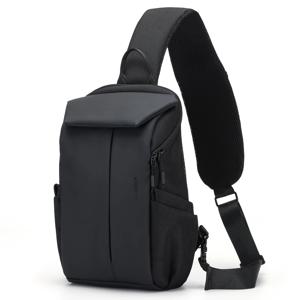 방수 크로스바디 백 도난 방지 여행 싱글 백 브랜드 남성용 체스트 팩 남성용 싱글 숄더 백팩 (휴대폰 포켓 포함)