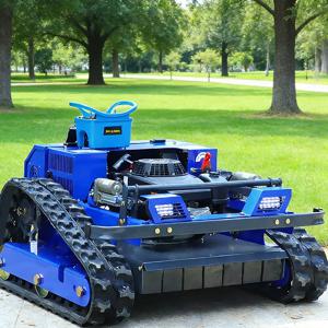 맞춤형 트랙형 전지형 잔디깎이, 농장용 지능형 원격 제어, 초강력 잔디 제거기