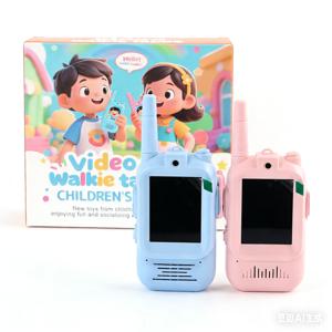 사진 촬영, 음성 통신 및 이모티콘 공유 기능이 있는 비디오 무전기